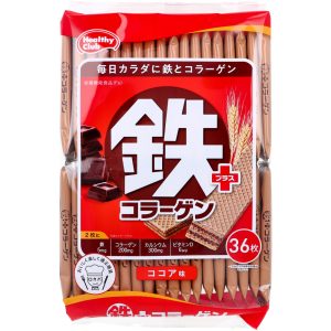 Thực phẩm bổ sung: Bánh xốp Hamada Collagen bổ sung sắt 36 chiếc