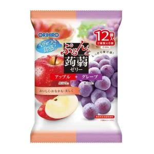 Thạch hương trái cây vị táo và nho Orihiro 240g