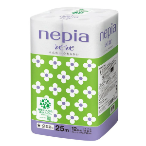 Giấy vệ sinh Nepia màu xanh 2 lớp 12 cuộn/bịch